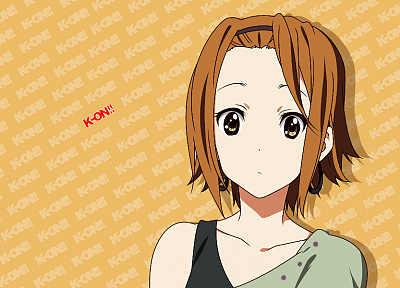 brunettes, K-ON!, brown eyes, short hair, Tainaka Ritsu, anime, anime girls - duplicate desktop wallpaper