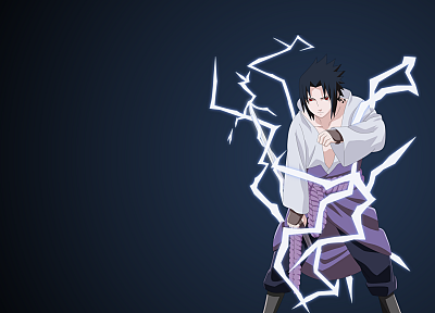Uchiha Sasuke, Naruto: Shippuden, chidori - duplicate desktop wallpaper