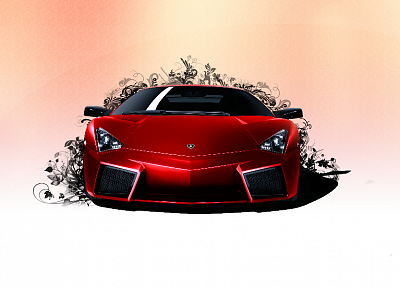 cars, Lamborghini, vehicles, supercars, Lamborghini Reventon, red cars, front view - desktop wallpaper