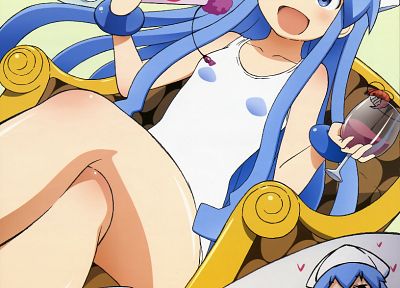 illustrations, Shinryaku! Ika Musume, Ika Musume, anime - desktop wallpaper