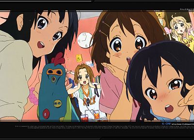 K-ON!, Hirasawa Yui, Akiyama Mio - desktop wallpaper