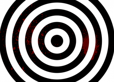 blood, spiral, optical illusions, splatters - random desktop wallpaper