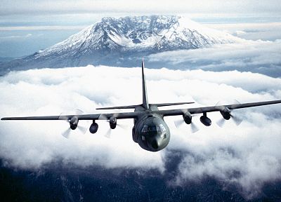 aircraft, military, C-130 Hercules - random desktop wallpaper