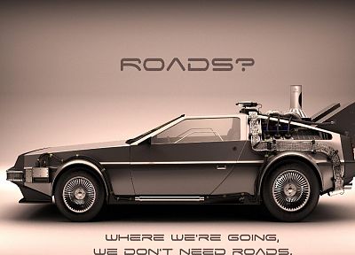 Back to the Future, DeLorean DMC-12 - related desktop wallpaper