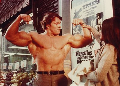 New York City, Arnold Schwarzenegger, Hercules, muscles - random desktop wallpaper