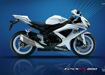 Suzuki GSX-R600, motorbikes - random desktop wallpaper