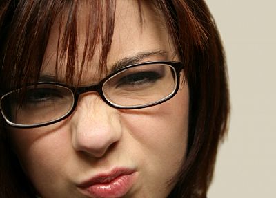 women, glasses, faces, girls with glasses - desktop wallpaper