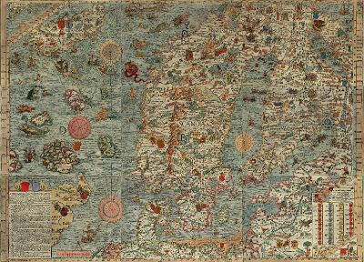 maps, medieval - random desktop wallpaper