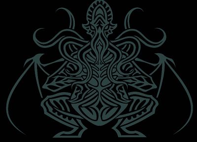 monsters, Cthulhu, Kraken, squid - duplicate desktop wallpaper