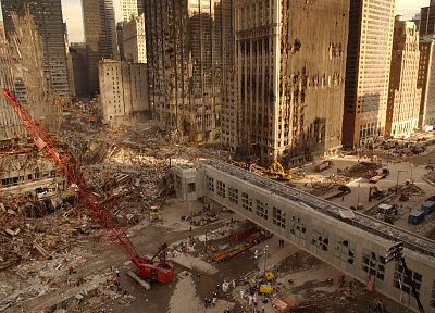 post-apocalyptic, World Trade Center, apocalyptic - desktop wallpaper