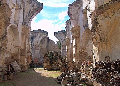 ruins, Antigua - desktop wallpaper