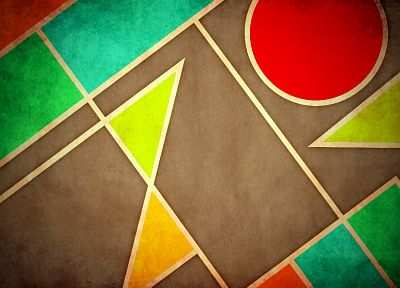 abstract, multicolor, geometry - random desktop wallpaper