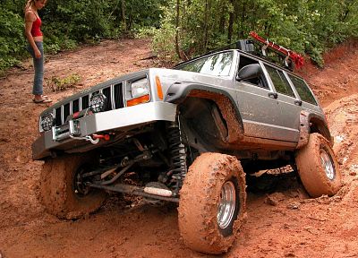 trail, mudvayne, mud, Jeep Cherokee, Jeep XJ - random desktop wallpaper