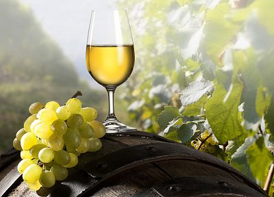 grapes, wine - desktop wallpaper