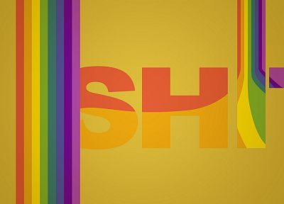 typography, rainbows, TagNotAllowedTooSubjective - random desktop wallpaper