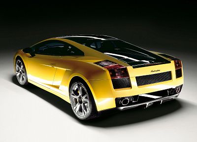 cars, vehicles, Lamborghini Gallardo, backview cars - desktop wallpaper