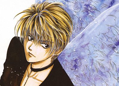 wings, anime boys, manga, Angel Sanctuary - duplicate desktop wallpaper