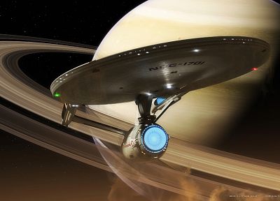 Star Trek, USS Enterprise - random desktop wallpaper