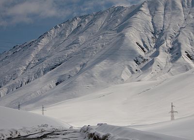 mountains, snow - desktop wallpaper