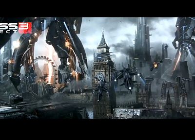 Mass Effect 3, reapers - desktop wallpaper
