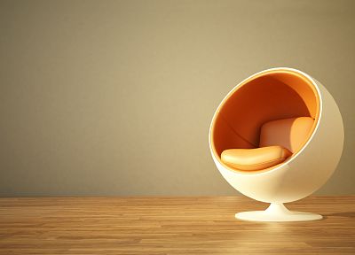 eggs, chairs - desktop wallpaper