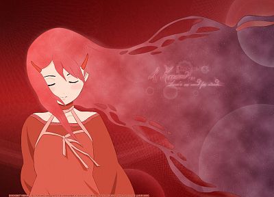 red, redheads, long hair, red dress, anime, anime girls, red background, Innocent Venus, Nobuto Sana - random desktop wallpaper