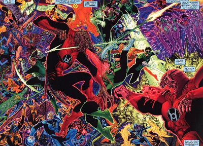 Green Lantern, DC Comics, Red Lantern Corps - desktop wallpaper