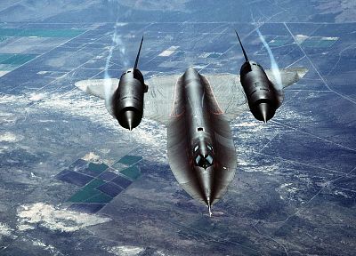 SR-71 Blackbird, jet aircraft - random desktop wallpaper