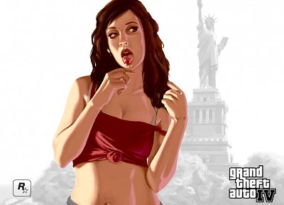 women, video games, games, Grand Theft Auto IV - random desktop wallpaper