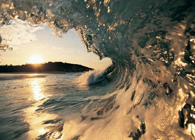 water, waves, sea - duplicate desktop wallpaper