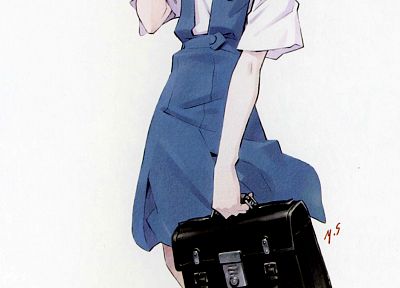 Ayanami Rei, Neon Genesis Evangelion, simple background - random desktop wallpaper