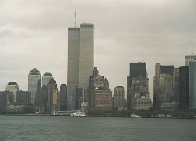 World Trade Center, New York City, Manhattan, twin towers - desktop wallpaper