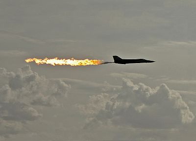 aircraft, military, fire, fuel, planes, F-111 Aardvark - random desktop wallpaper