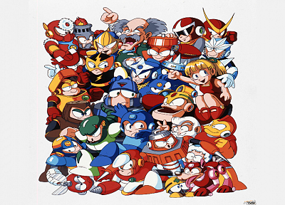 Mega Man, retro games - duplicate desktop wallpaper