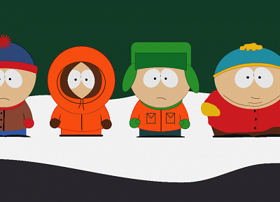 South Park, Eric Cartman, Stan Marsh, Kenny McCormick, Kyle Broflovski - desktop wallpaper