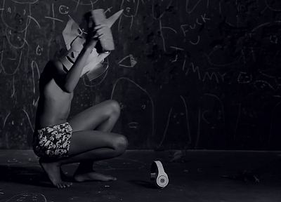 monochrome, Die Antwoord, Beats by Dr.Dre, music video - related desktop wallpaper