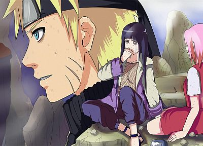 Haruno Sakura, Uchiha Sasuke, Naruto: Shippuden, Akatsuki, Hyuuga Hinata, Uzumaki Naruto - desktop wallpaper