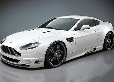 cars, Aston Martin, vehicles, white cars, Aston Martin V8 Vantage, Premier4509 - random desktop wallpaper