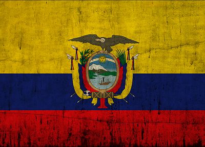 flags, Ecuador - duplicate desktop wallpaper