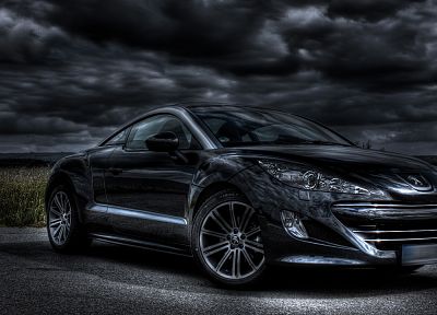 cars, Peugeot, vehicles, rcz, front angle view - related desktop wallpaper