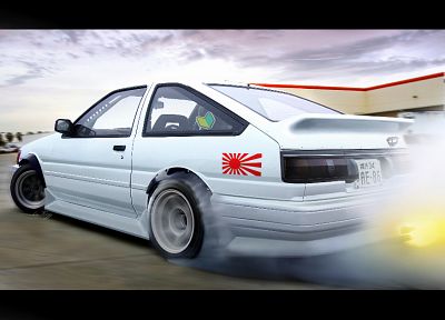 cars, vehicles, Toyota AE86, panda trueno - desktop wallpaper