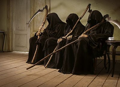 death, grim reapers - desktop wallpaper