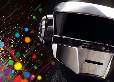 music, multicolor, Daft Punk - random desktop wallpaper