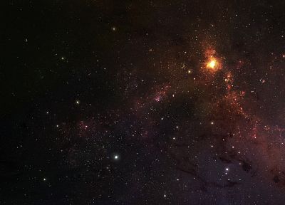 outer space, stars - duplicate desktop wallpaper