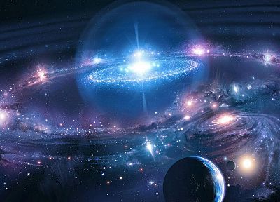 outer space, planets, Gary Tonge - desktop wallpaper