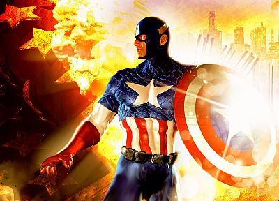 comics, Captain America, Marvel Comics - desktop wallpaper