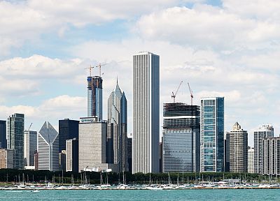 Chicago, skyscrapers, city skyline - random desktop wallpaper