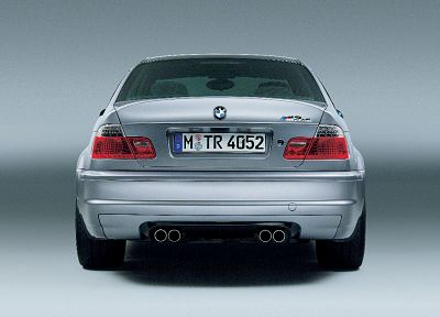 BMW, cars, back view, vehicles - desktop wallpaper