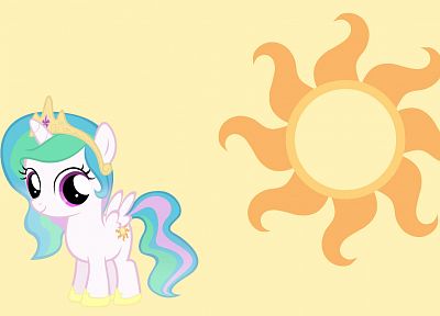 My Little Pony, Princess Celestia - duplicate desktop wallpaper