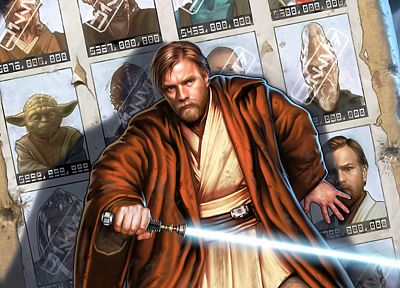 Star Wars, Obi-Wan Kenobi - random desktop wallpaper